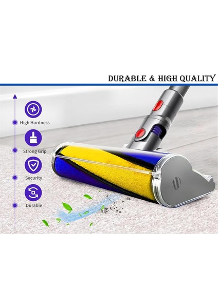 Dyson V12 Detect Slim V10 Dijital Slim El Tipi Elektrikli Süpürge Için Silindir Fırça Yedeği,parça NUMARASI971634-01 (Yurt Dışından)