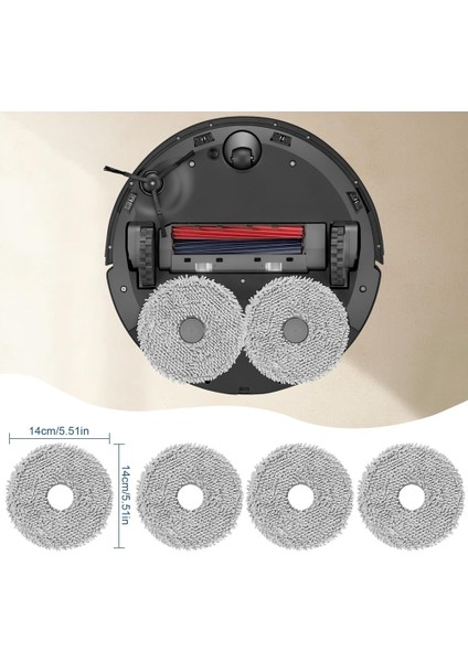 Roborock Qrevo Master/qrevo Slim Robot Süpürge Için Aksesuar Seti, Ana Silindir Fırçası, Yan Fırça, Filtre, Toz Torbası (Yurt Dışından) indirimleri