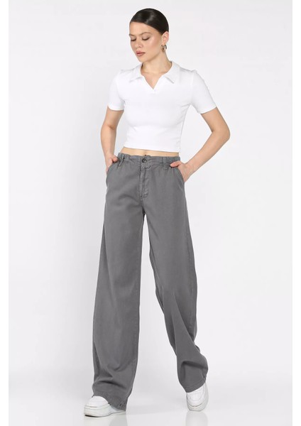 Kadın Yüksek Bel Pantolon P-00016908