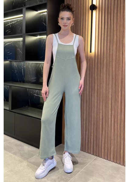 Kadın Ayarlanabilir Askılı Bürümcük Tulum P-00016939