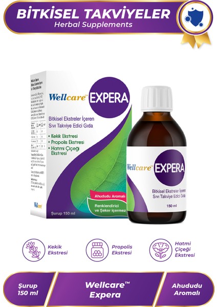Expera Bitkisel Şurup 150 ml