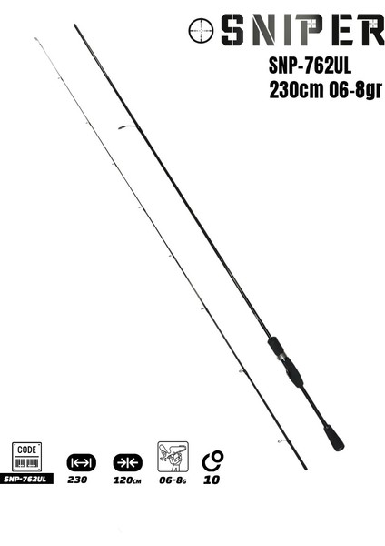 Sniper 230 cm 06-8 gr Ultra Light Lrf Kamış