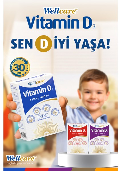 Vitamin D3 400 Iu Sprey 30 Ml