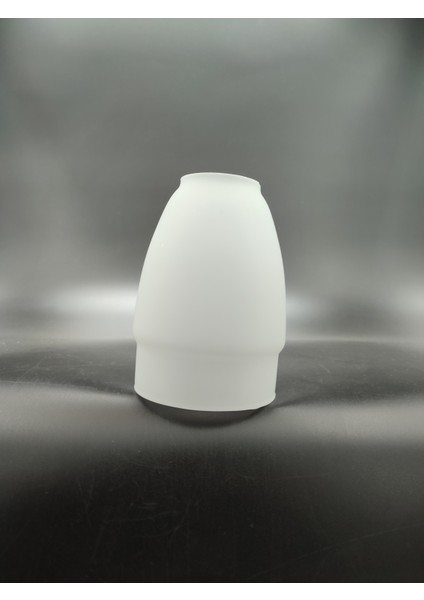 Küçük Avize Camı.beyaz Renkte.mum Ampule Göre.(E.14)(Duy YUVASI:3.00CM-H:11.00CM)