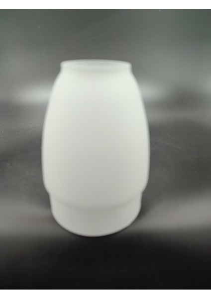 Küçük Avize Camı.beyaz Renkte.mum Ampule Göre.(E.14)(Duy YUVASI:3.00CM-H:11.00CM)