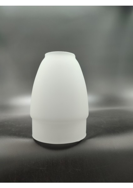 Küçük Avize Camı.beyaz Renkte.mum Ampule Göre.(E.14)(Duy YUVASI:3.00CM-H:11.00CM)