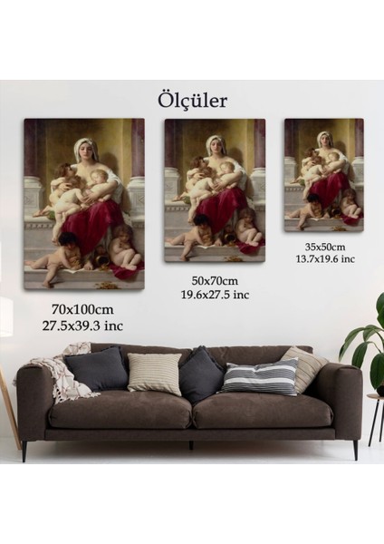 - Yetiştirme Yurdundaki Kadın ve Çocuklar Duvar Tablosu William-Adolphe BOUGUEREAU-6147 indirimleri