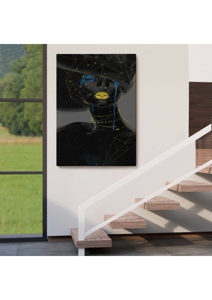 - Sürreal Siyah Kadın Dekoratif Duvar TABLOSU-6151 fırsatları