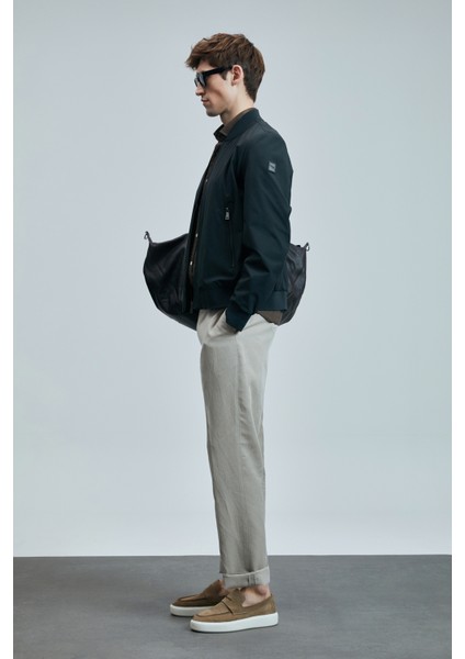 Keten ve Pamuk Karışımlı Slim Fit Normal Bel Düz Paça Chino Pantolon Erkek Pantolon 111190352 modelleri