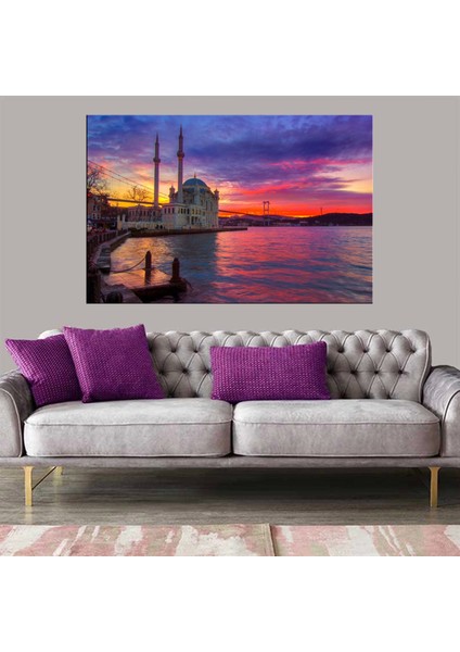 - Dekoratif Baskı Istanbul Cami Kanvas Tablo