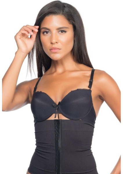 Siyah Mı Emay 2026 Agraflı Korse