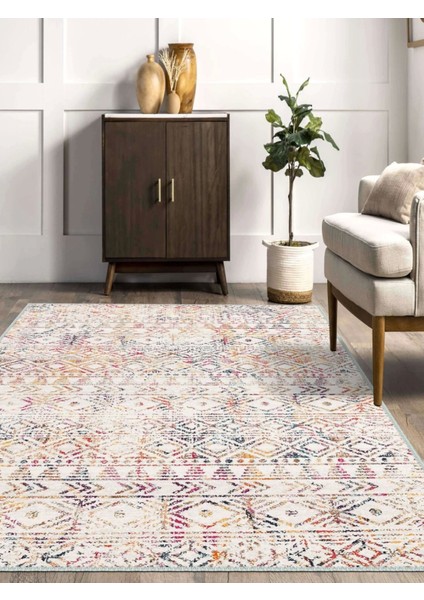 Vintage Desenli Halı, Pamuk Dokuma Pamuklu Taban Dekoratif Halı Kilim 24 fiyatları