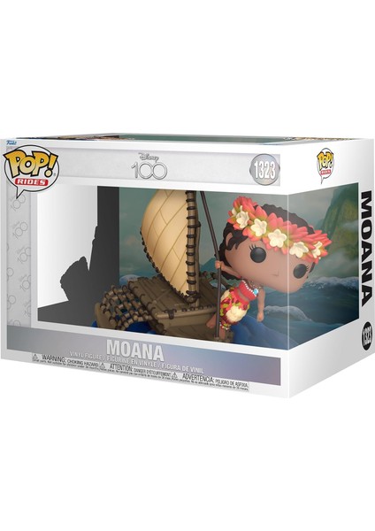 Pop Ride Super Deluxe Disney 100 Moana Figür 14 Cm, Vinil Koleksiyon