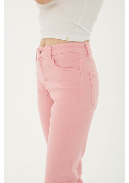 Mom Pantolon Pembe / Pink fırsatları
