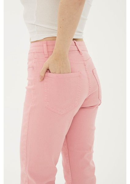 Mom Pantolon Pembe / Pink indirimleri