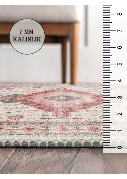 Vintage Desenli Halı, Pamuk Dokuma Pamuklu Taban Dekoratif Halı Kilim 23 indirimleri