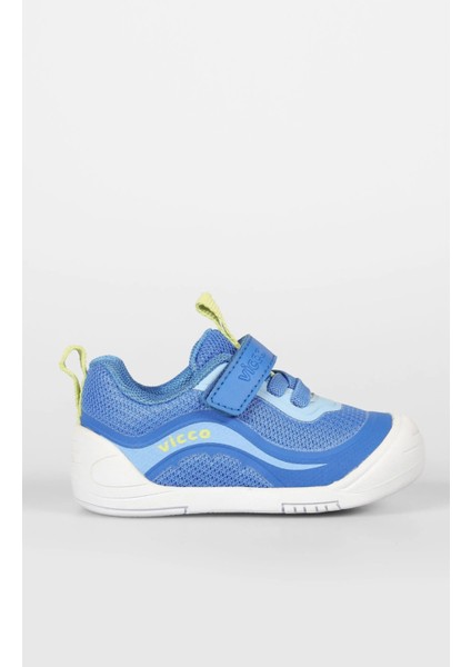 Burdu Erkek Bebe Saks Mavi Ilk Adım Ayakkabı