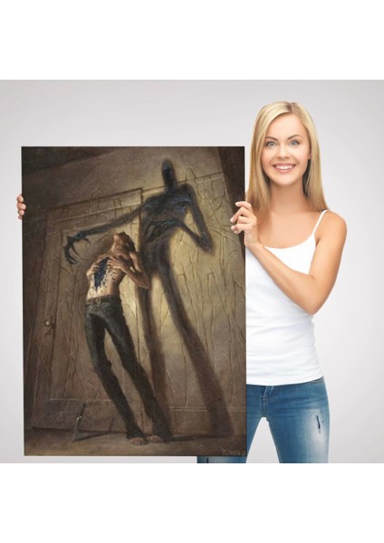 - Sürreal Depresyon Duvar TABLOSU-6111 modelleri