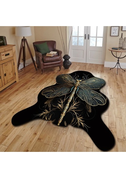 Dekoratif, 3D Baskılı Özel Tasarım, Lazer Kesim, Ince, Kaymaz Taban Halı 94