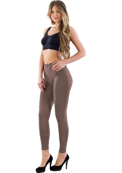 Kahve Mı Emay 7700 Likralı Uzun Battal Tayt