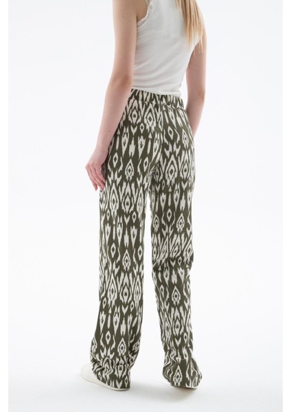 Desenli Pantolon Yeşil fiyatları