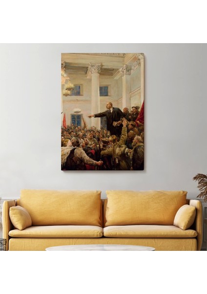 - Lenin Petersburg'da Sovyetlerin Iktidarını Ilan Ediyor TABLO-6169