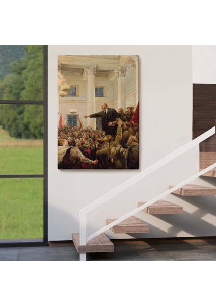 - Lenin Petersburg'da Sovyetlerin Iktidarını Ilan Ediyor TABLO-6169 fırsatları