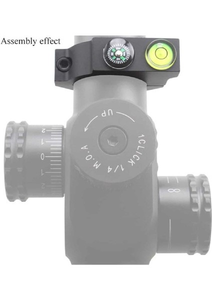 X-Accu 30MM Offset Dürbün Terazisi - Pusulalı Scacd-05