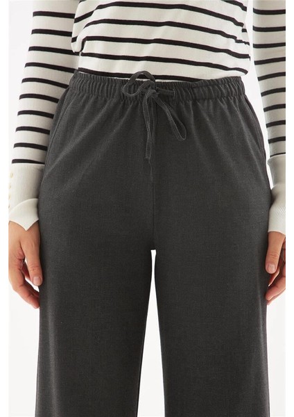 Geniş Paça Pantolon Antrasit fırsatları