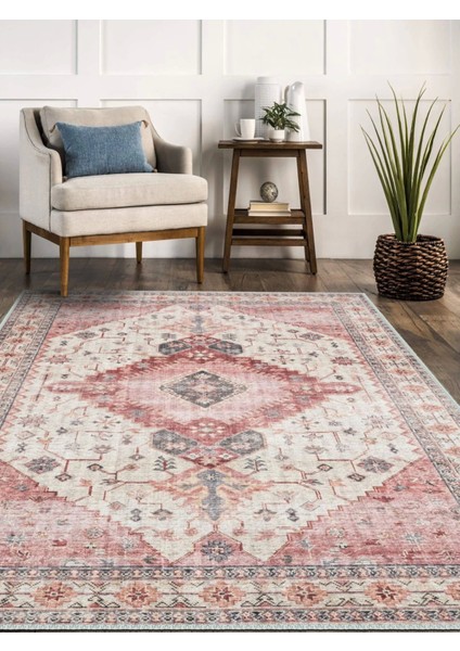 Vintage Desenli Halı, Pamuk Dokuma Pamuklu Taban Dekoratif Halı Kilim 23 fiyatları