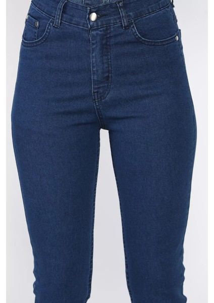 Yüksek Bel Kadın Jean Kot Pantolon P-00014699