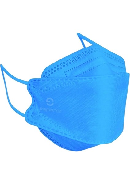 KF94 Kore Tipi, 4 Katlı, Mavi Maske, Tekli Paket, Uv Steril (2 Kutu/ 20 Adet)