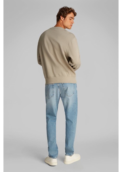 Erkek Ck Terry Sweatshirt - Bej