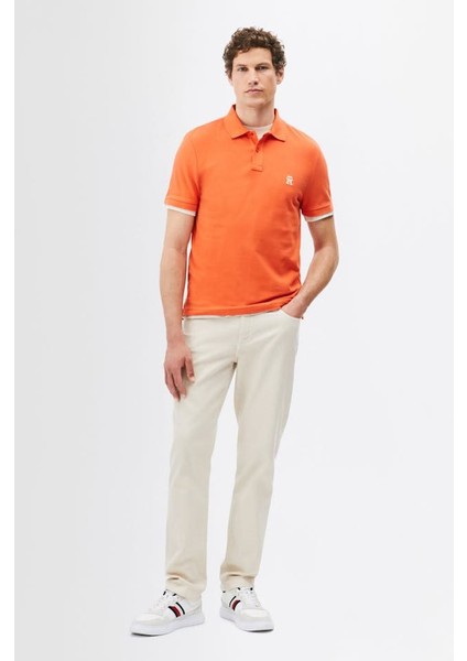 Erkek Th Regular Polo T-Shirt - Turuncu fiyatları