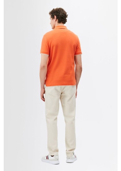 Erkek Th Regular Polo T-Shirt - Turuncu modelleri