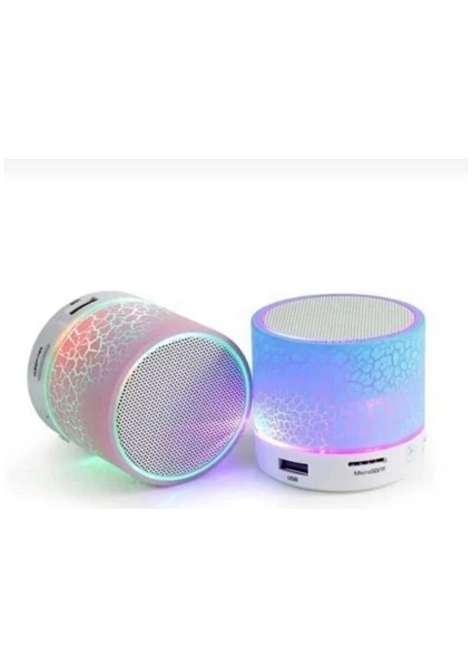 Işıklı Taşınabilir Bluetooth Wireless Hoparlör Kablosuz Ses Bombası