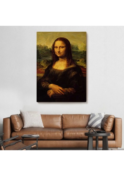 - Mona Lisa Leonardo Da Vinci Tablosu Dekoratif Kanvas Duvar TABLOSU-5955