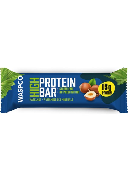 Yüksek Protein Bar - Fındıklı 50g x 12 Adet