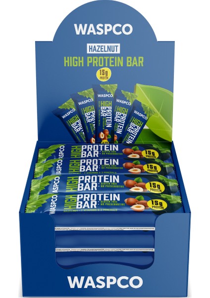 Yüksek Protein Bar - Fındıklı 50g x 12 Adet