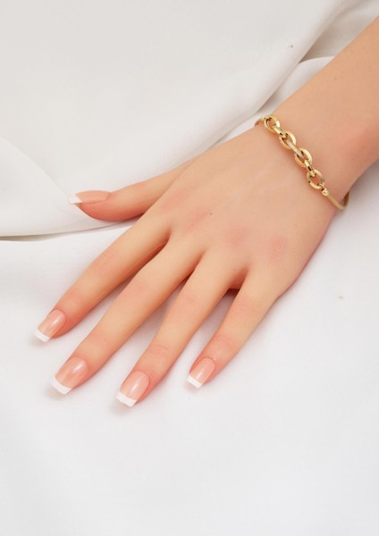 Kazaziye Zincirli 14 Ayar Altın Künye Bileklik fiyatları