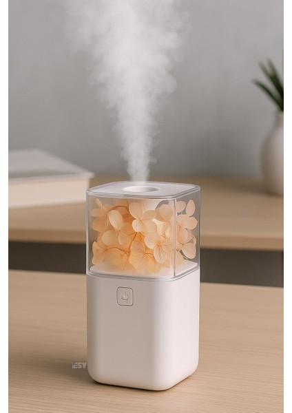 Uzun Çiçekli 300ml Ledli Hava Nemlendirici