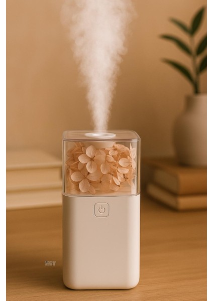 Uzun Çiçekli 300ml Ledli Hava Nemlendirici
