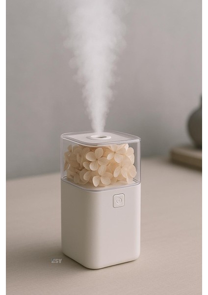 Uzun Çiçekli 300ml Ledli Hava Nemlendirici