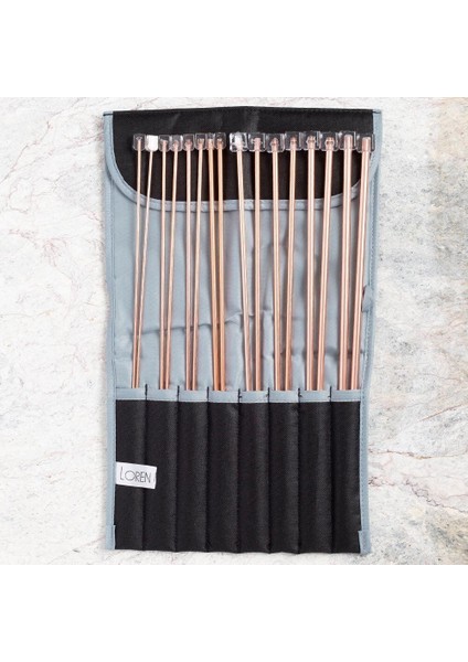 Rose 35CM Örgü Şişi Seti