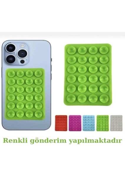 Telefon Tutucu Silikon Vantuz - Her Telefona Uyumlu