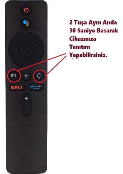 Mi Box S 4K Tv Stick Netflix Prime Video Tuşlu Kumanda
