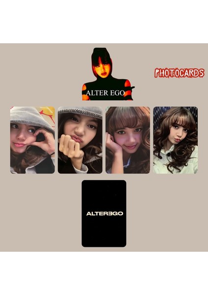 Blackpınk Lisa '' Alter Ego '' Photocards Set Pob 2