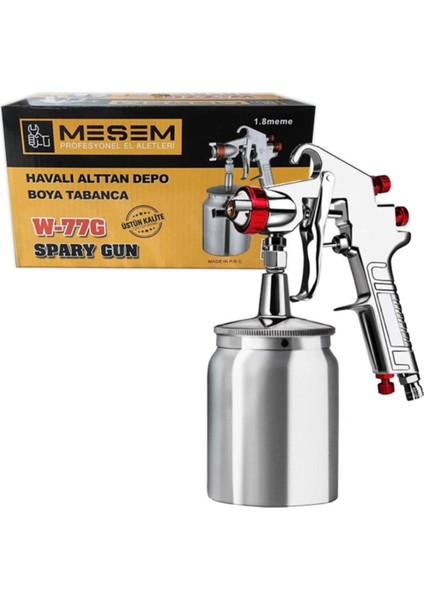 Meşem Havalı Alttan Depolu Boya Tabancası