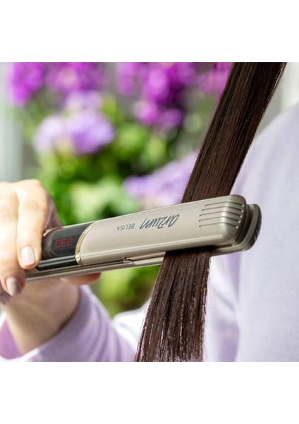 Profesyonel Saç Düzleştirici Belısa Keratin Ve Argan Yağı Katkılı Seramik Plakalar