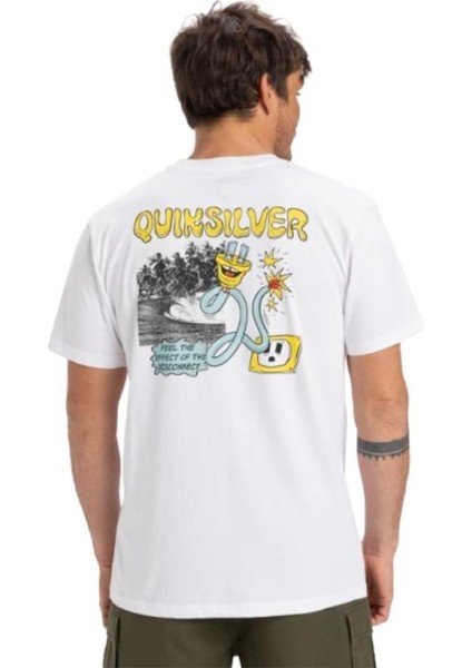 Ev Dısconnect Effects Ss EQYZT08049-908 Beyaz Tişört fırsatları